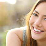Slow the ageing process - smiling girl