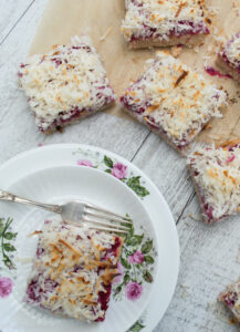 Sugars Effect on Your Skin Raspberry Coconut Slice