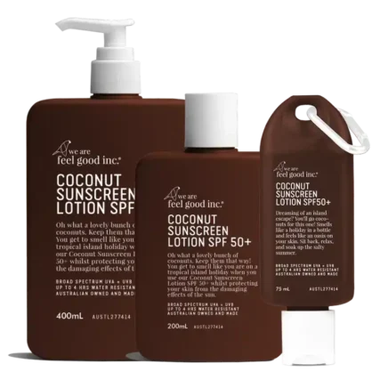 We Are Feel Good Inc Coconut Sunscreen Lotion SPF50+